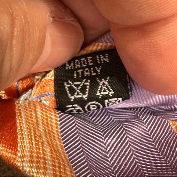 Lincs David Chu 100% silk necktie, made in Italy, spring colors - Picture 6 of 6